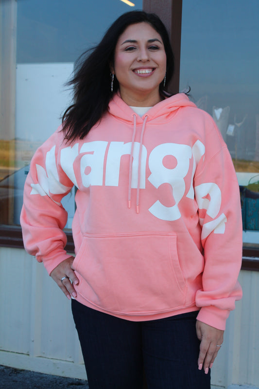 Wrangler Women’s Peach Logo Hoodie