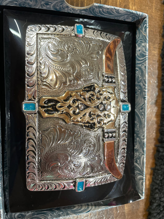 Bull Skull Buckle