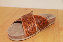 Load image into Gallery viewer, Myra Gracie Tooled Sandals
