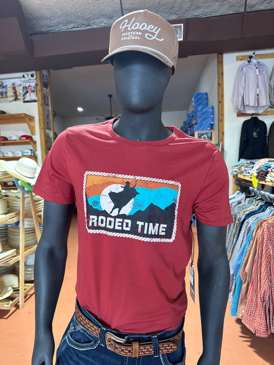 Rodeo Time Tee- Red⚡️