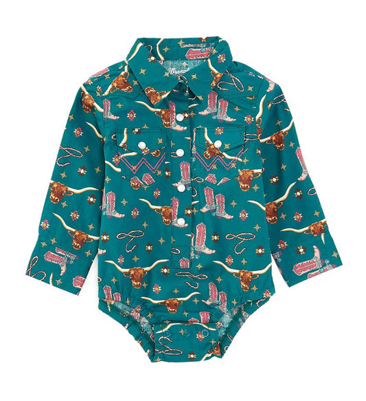 Wrangler Girl’s Cowgirl Onsie