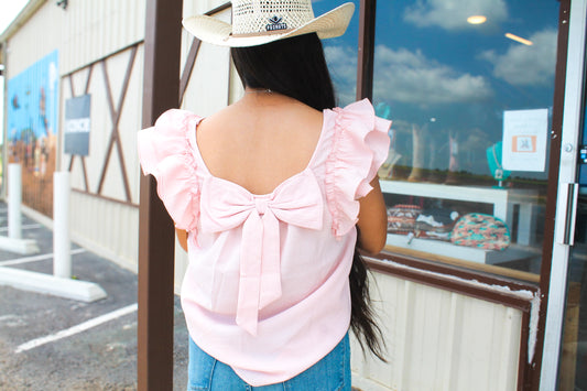 Blush Butterfly Top