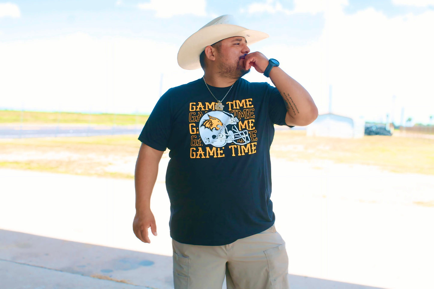 RH Bobcat Helmet Spirit Tee (Adult)