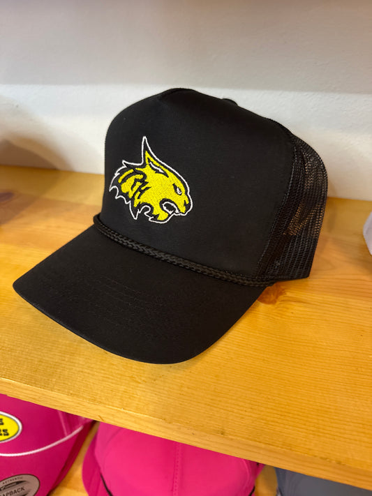 Black Bobcat Cap 🧢