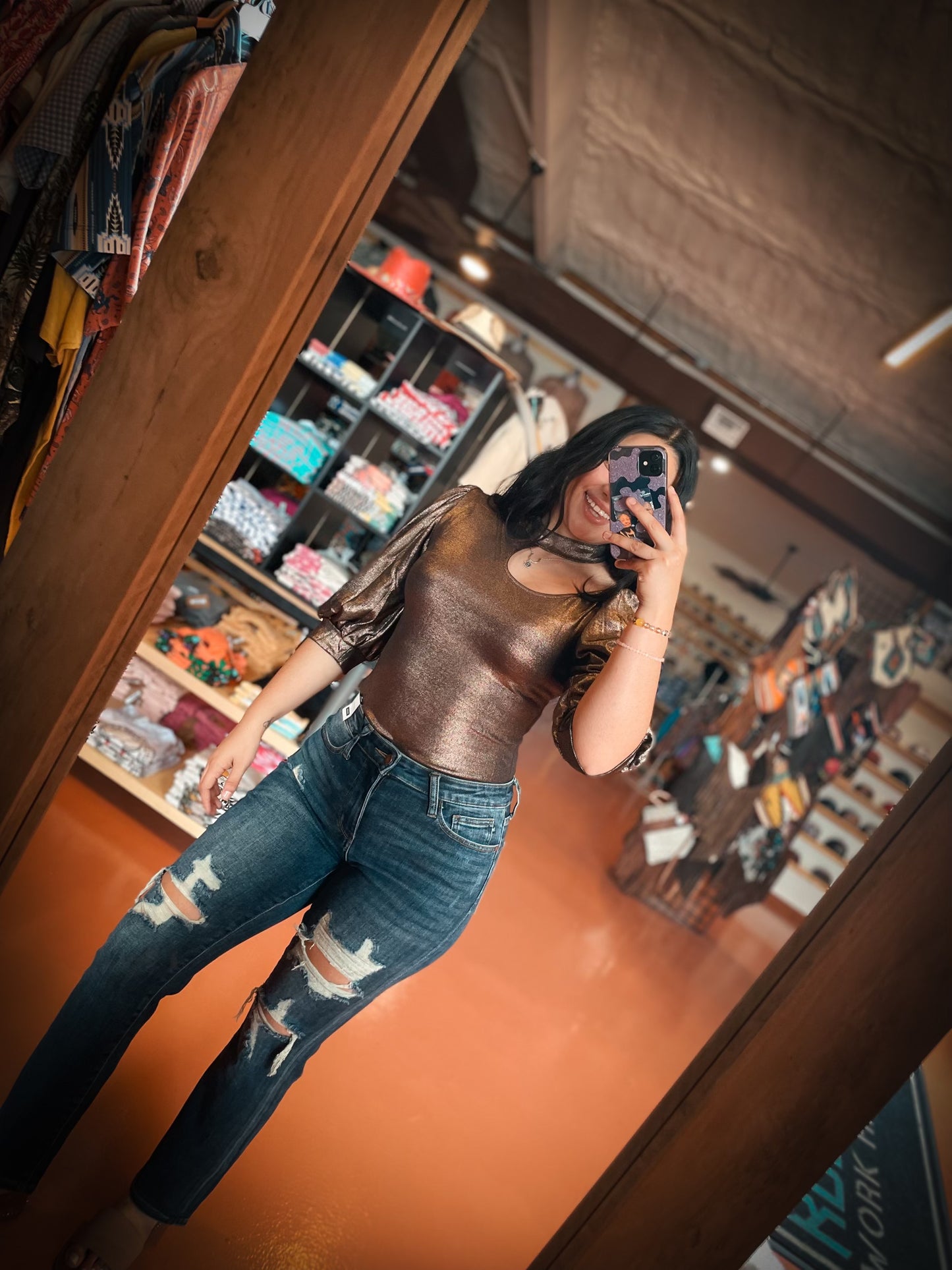 Chic Gold Bodysuit