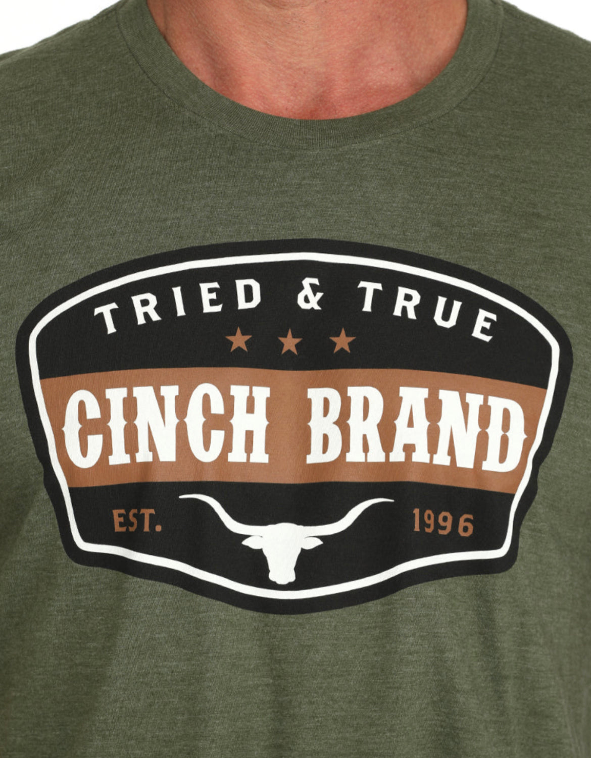 Cinch Tried & True Tee- Olive