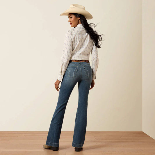 ARIAT WOMENS HIGH RISE SLIM TROUSER 10074827