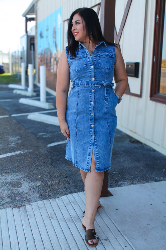Dixie Denim Dress