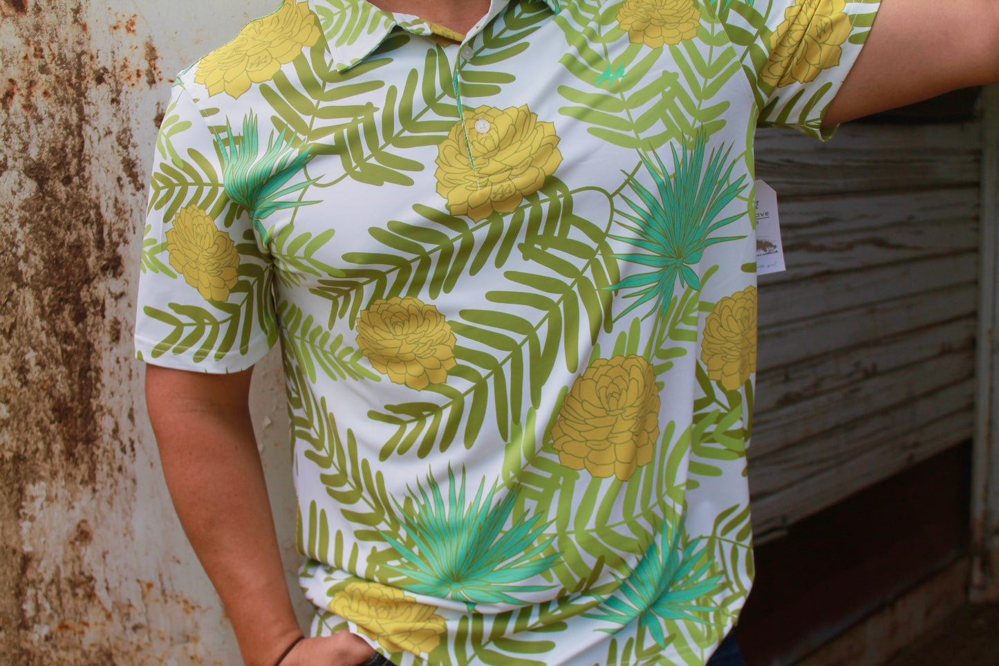 Two Dove Southern Rose Polo