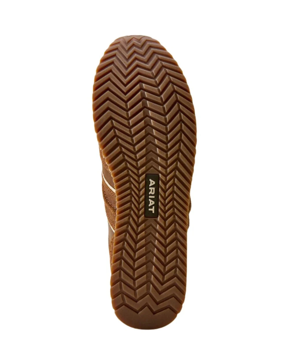 Ariat Men's Tumble Brown Suede & Georgia Clay Ranch Runner Shoe 🤠