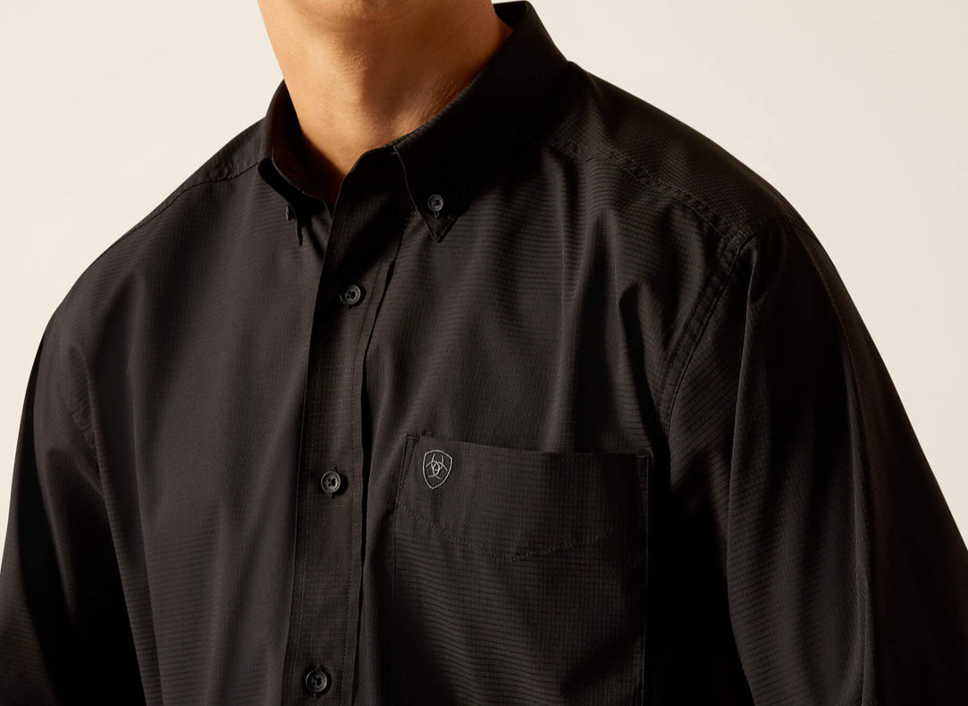 Ariat- 360 Airflow LS Shirt- Blk
