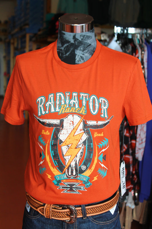 Dale Graphic Skull Tee- Rust