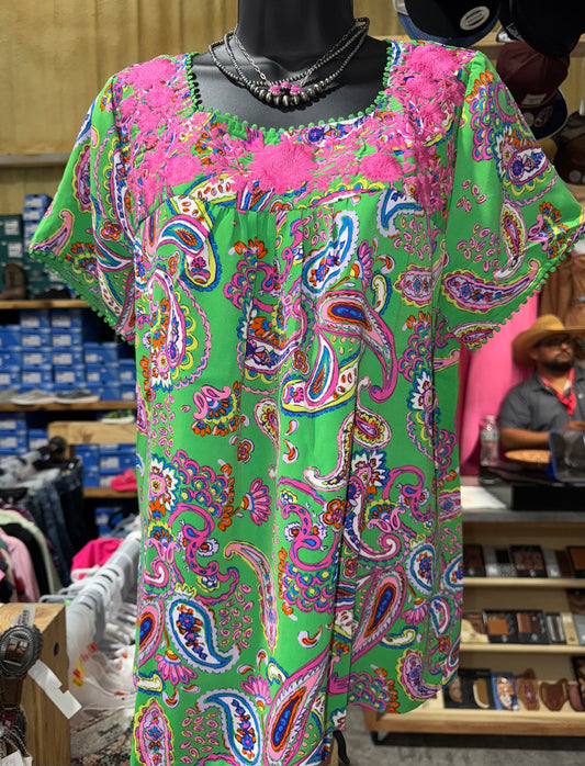 SJ Kelly Green Top