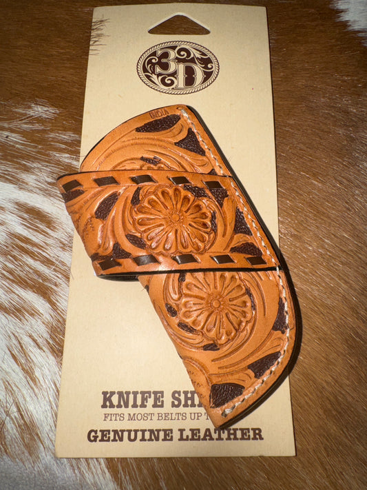 3D Tooled Knife Sheath