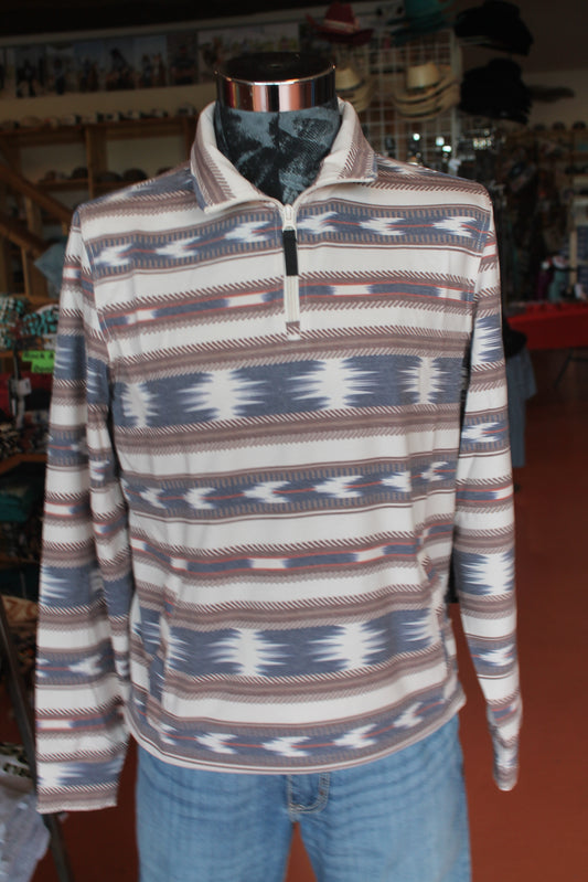 Rock & Roll Stripe Performance Pullover