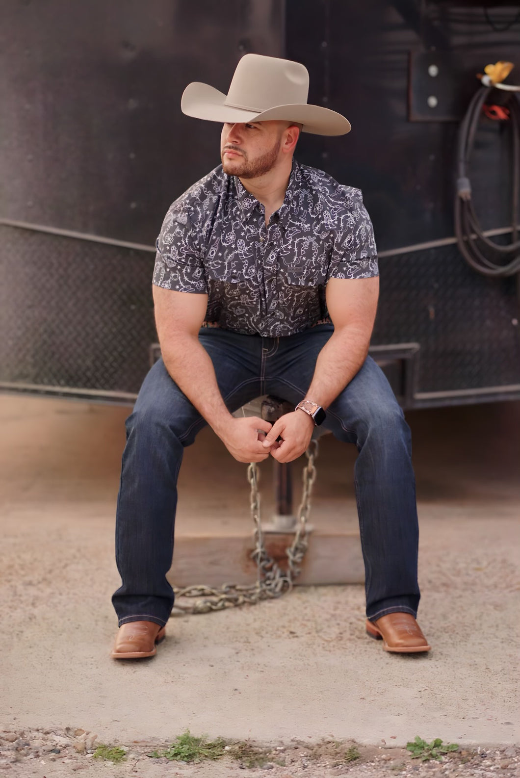 Panhandle Western Graphic Snap Shirt