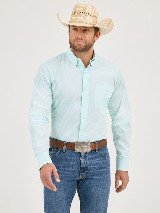 Wrangler Men’s COJO Mint Strip LS