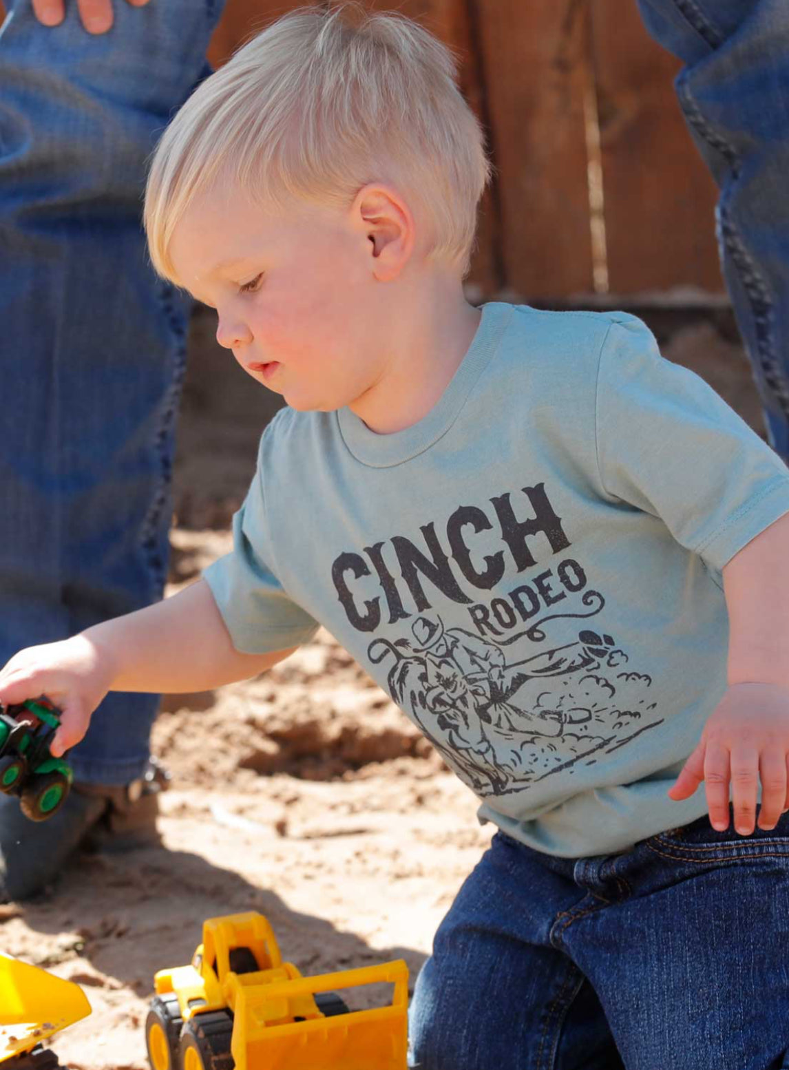 Toddler Cinch Rodeo Tee- Green