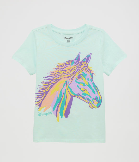 Wrangler Girl’s Rainbow Horse Tee