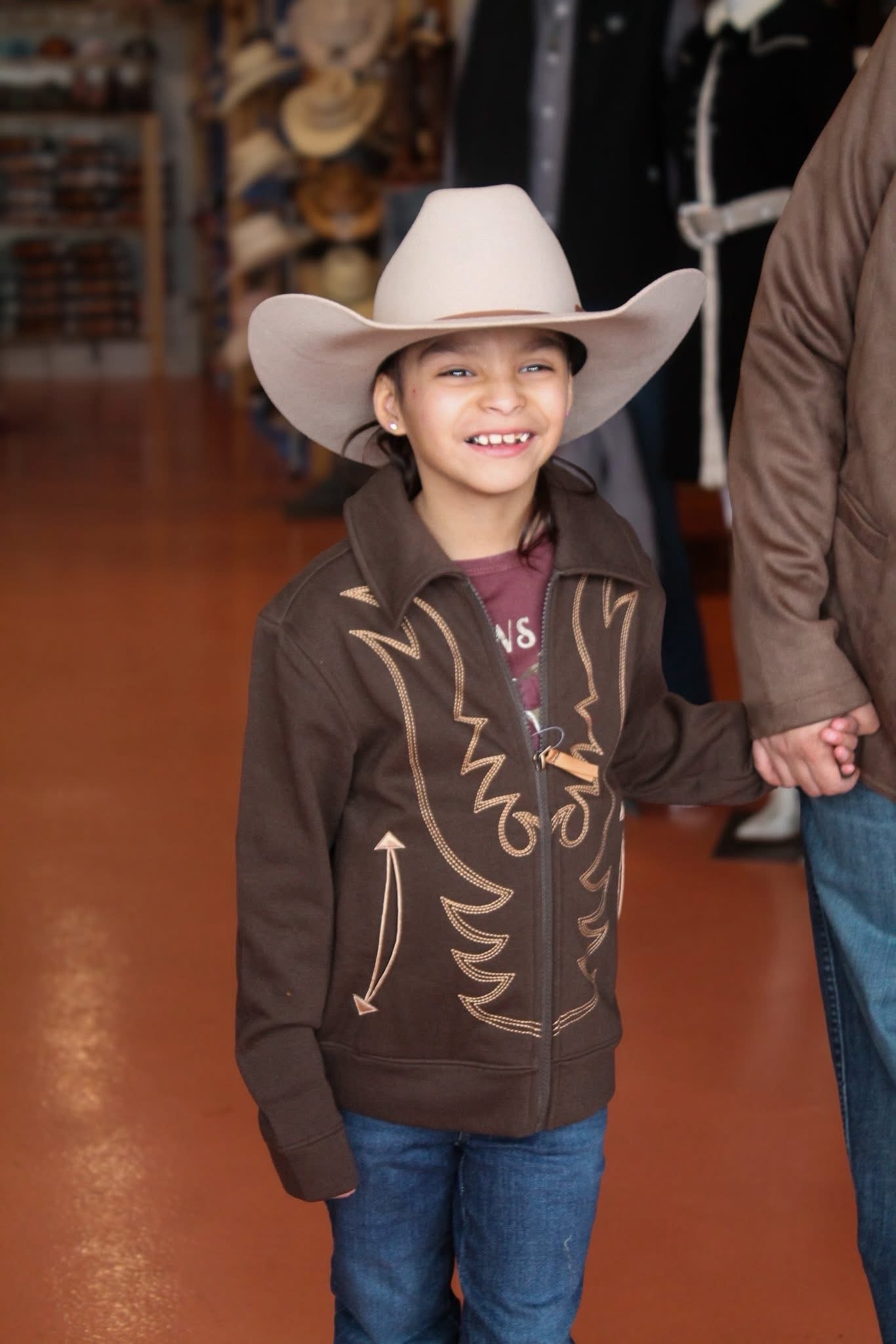 CRUEL GIRL GIRLS' BOOT STITCH EMBROIDERED BOMBER JACKET