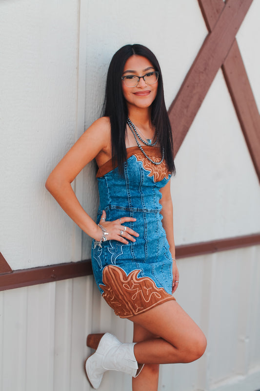 Wild West Denim Dress