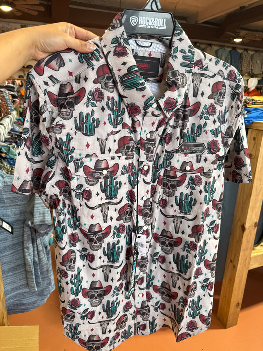 Rock & Roll Men’s Punchy Pearlsnap Button-up👕✅