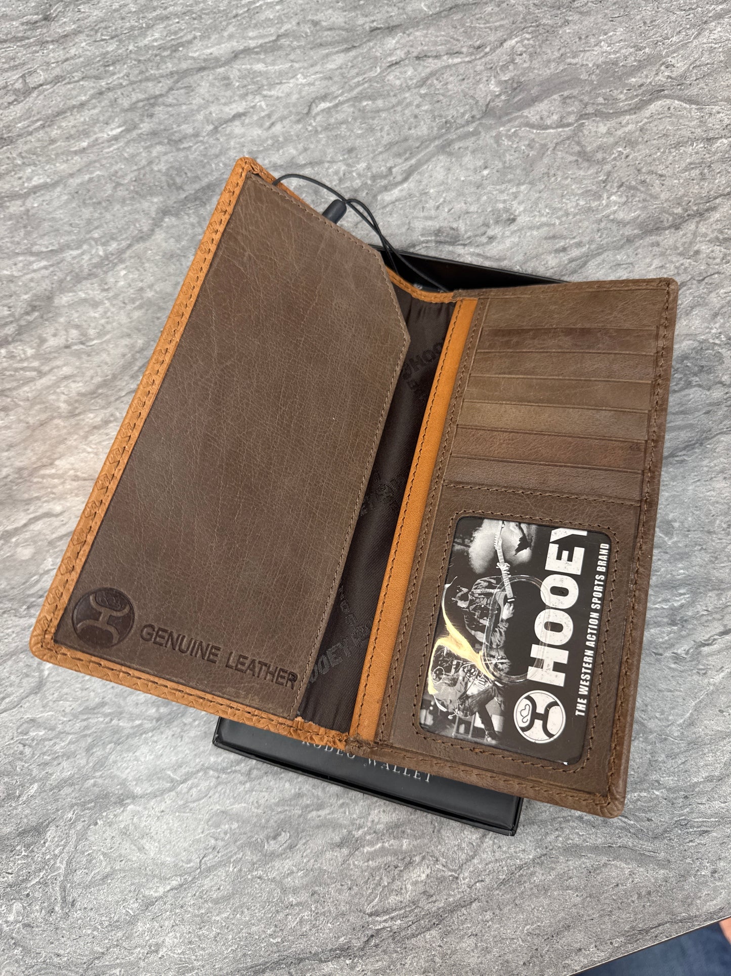 All Over Basketweave Rodeo Wallet