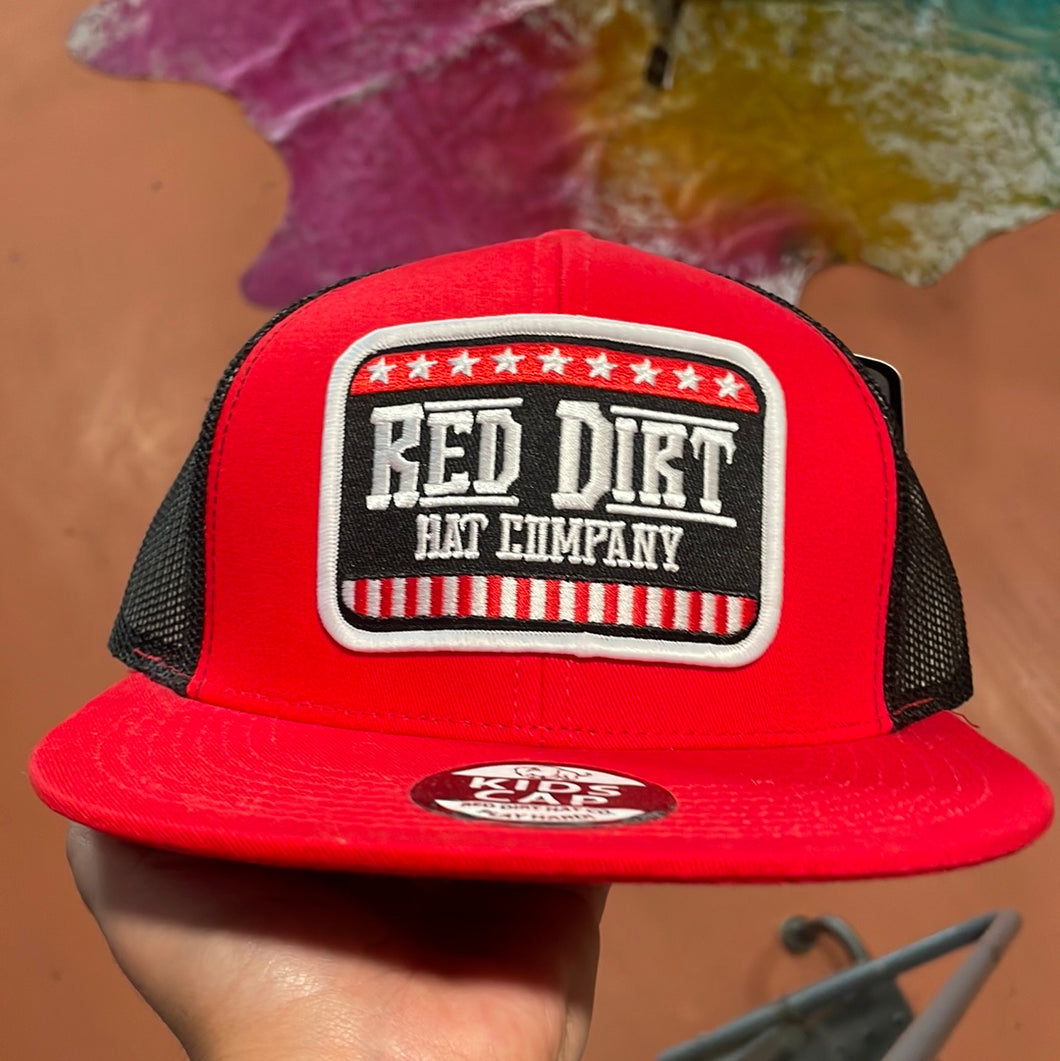 YOUTH Red dirt hat co. Red cap