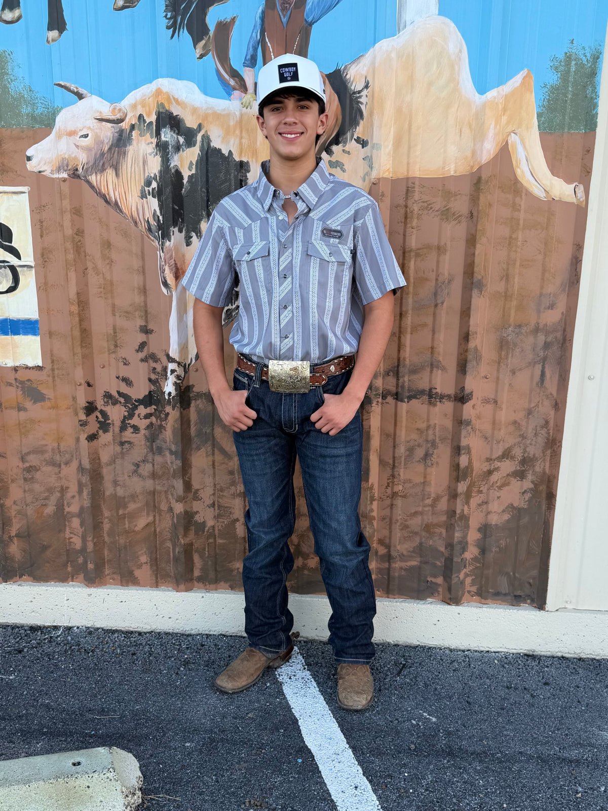 DARK GREY WESTERN TEK🤠