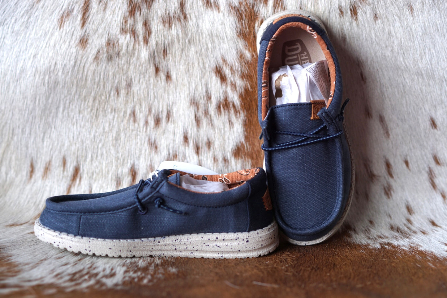 Wally Youth Washed Canvas- Navy