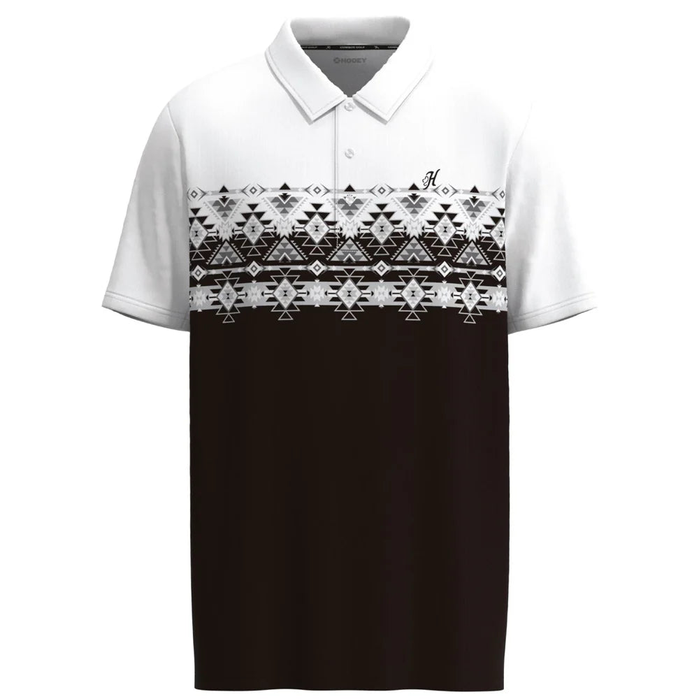 "THE WEEKENDER" AZTEC/BLACK POLO