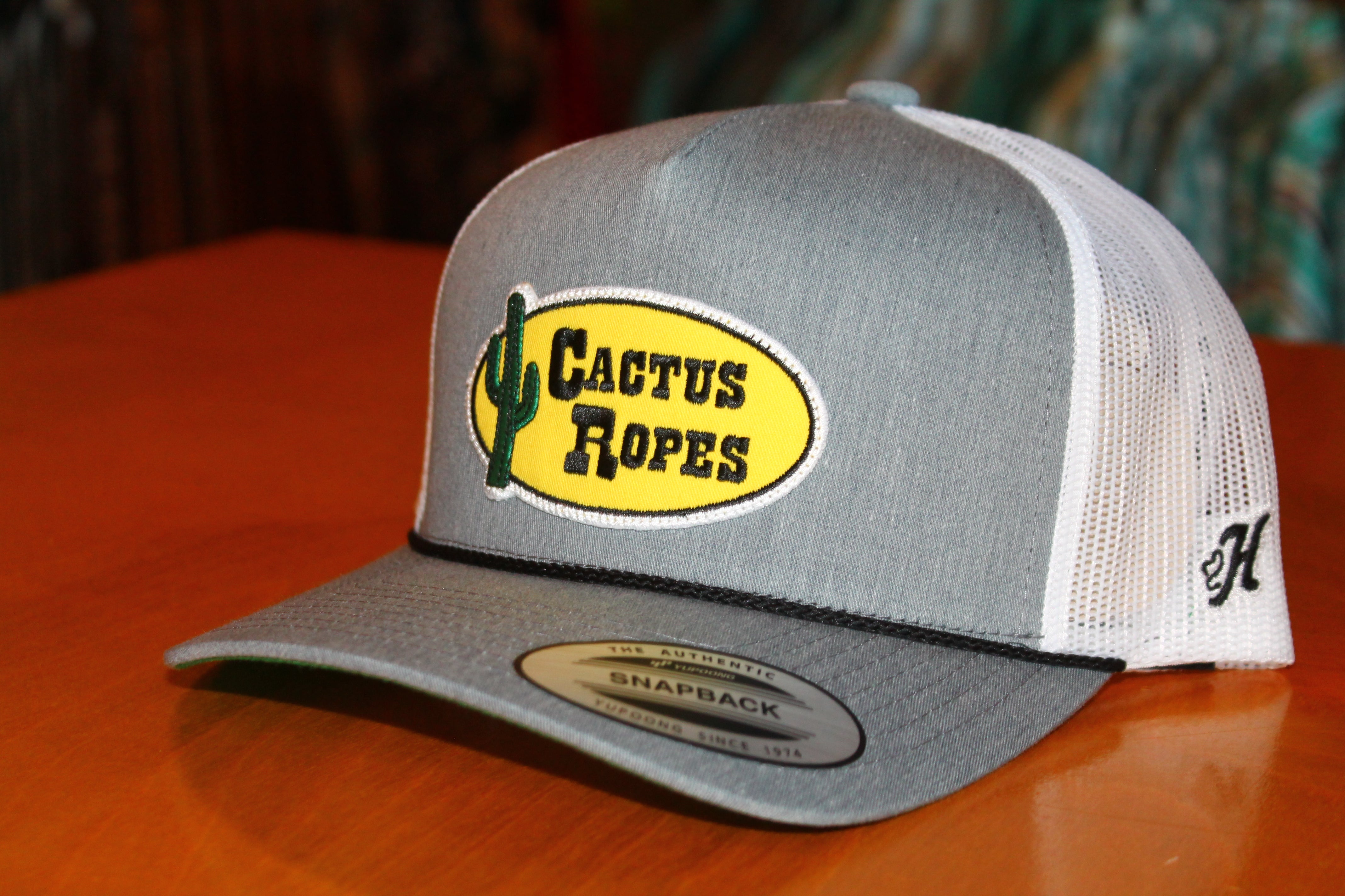 Cactus Ropes- Grey Trucker🧢 – Triple A Farm & Ranch, LLC