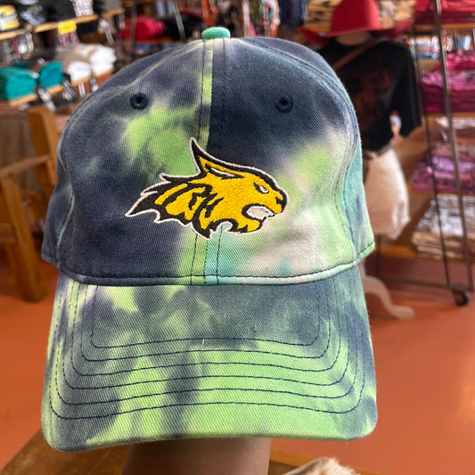 Tie Dye Bobcat cap