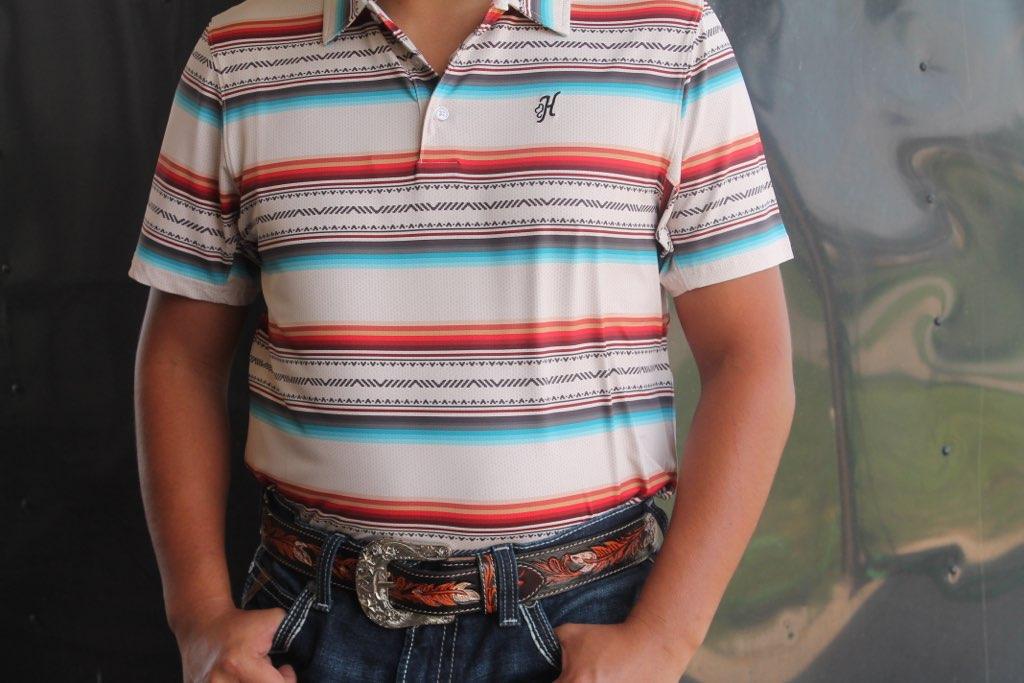 "THE WEEKENDER" CREAM/SERAPE POLO
