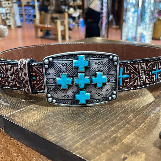 Women's Angel Ranch Cross Buckle Belt