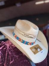 Load image into Gallery viewer, Twister Multi Colored Beaded Hat Band
