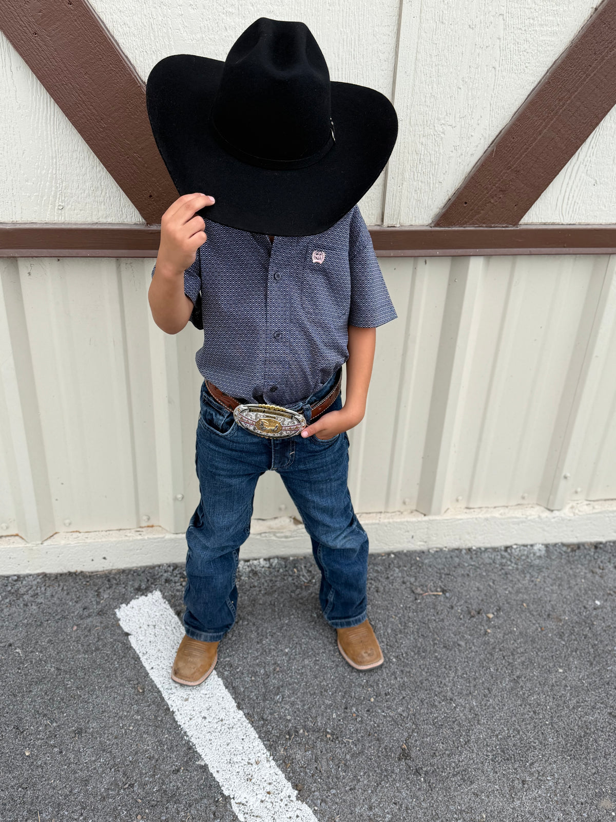 Cinch Boys Grey SS 🤠
