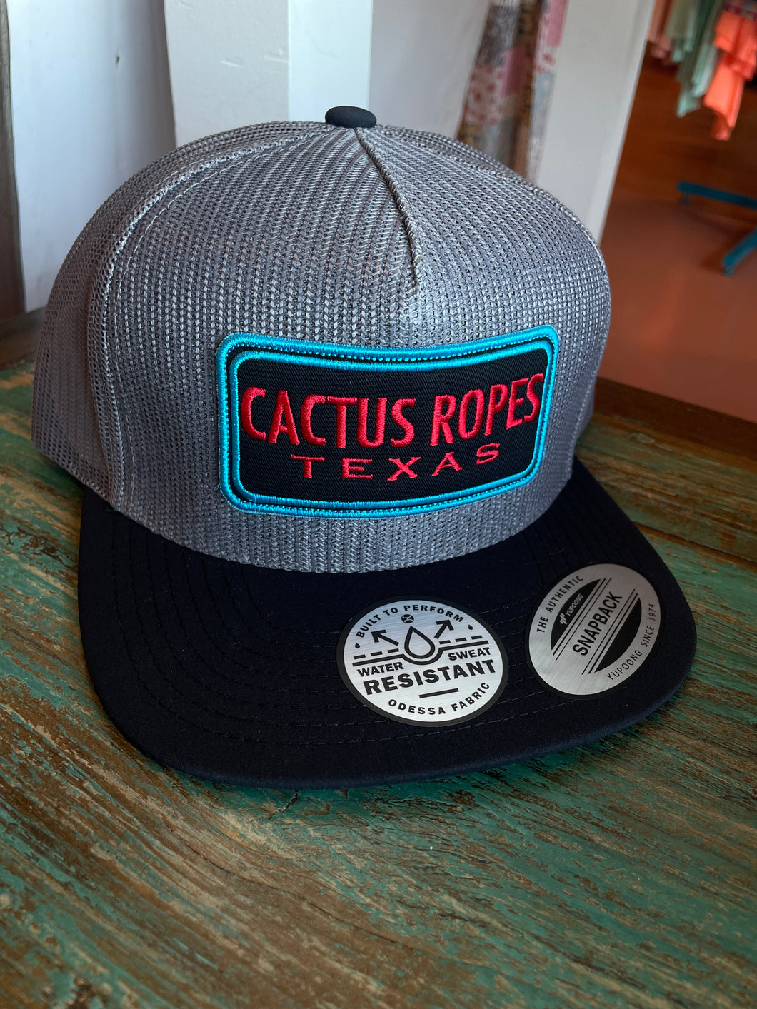 Cactus Ropes Grey/Black Cap