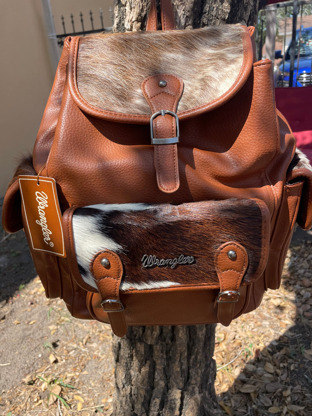 Wrangler Cowhide Backpack