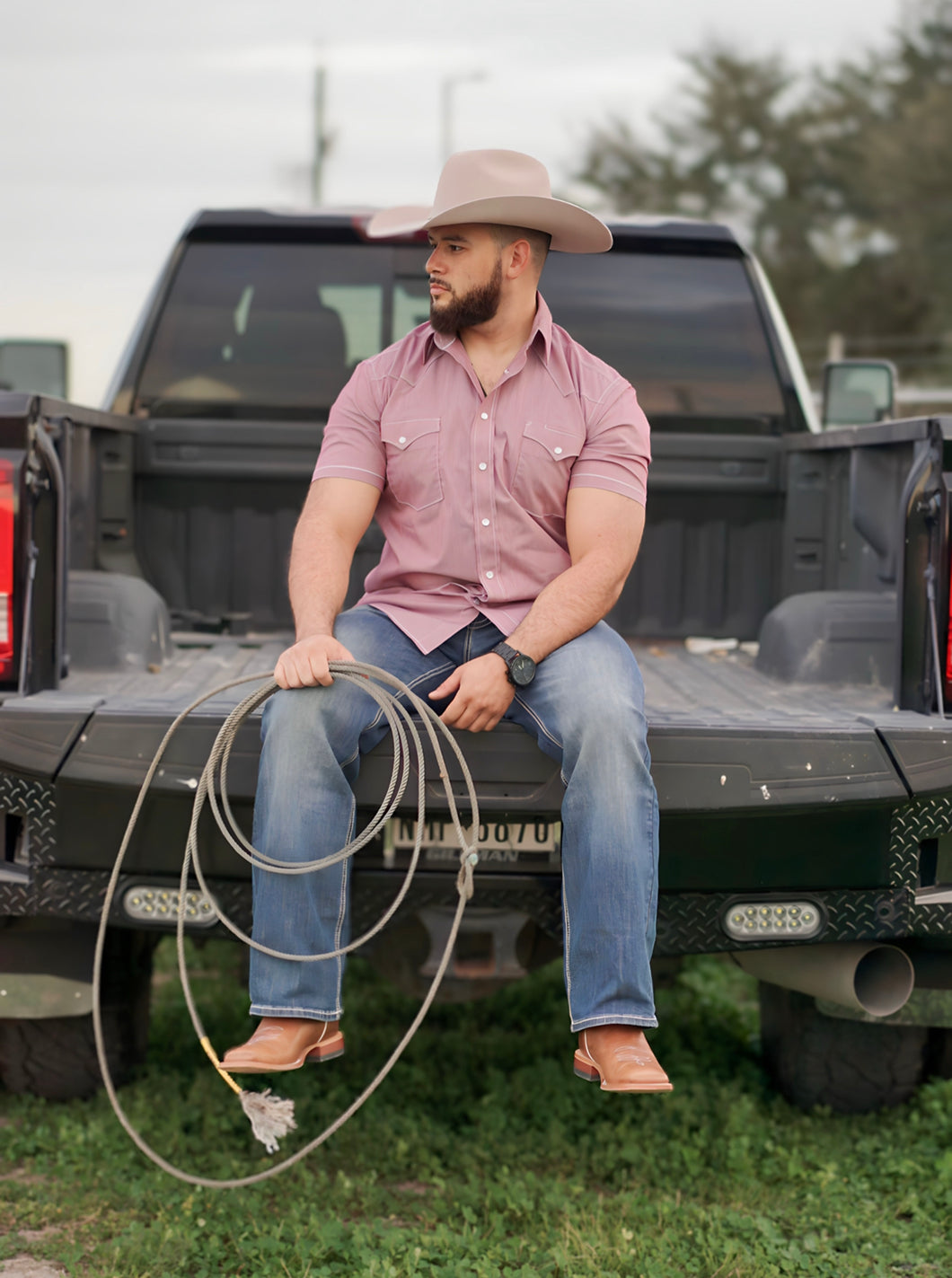 Panhandle Burgundy Flex Tek Short Sleeve