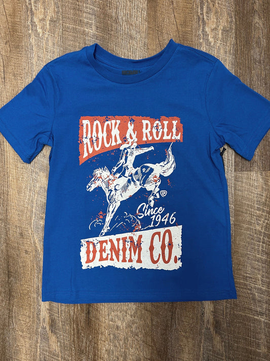 Rock & Roll Boys Bucking Bronco Tee Shirt