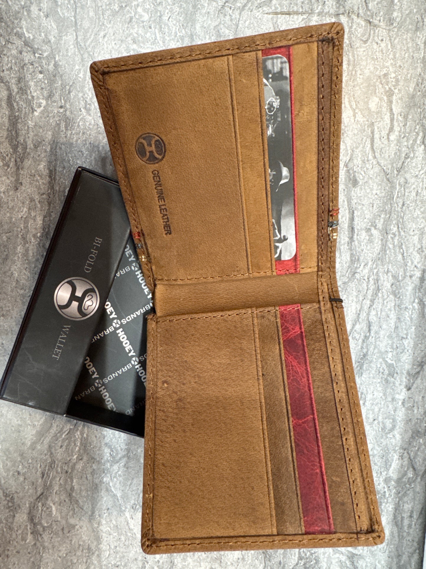 Ranger Hooey Logo & Boot Stitch Filigree Bifold Wallet