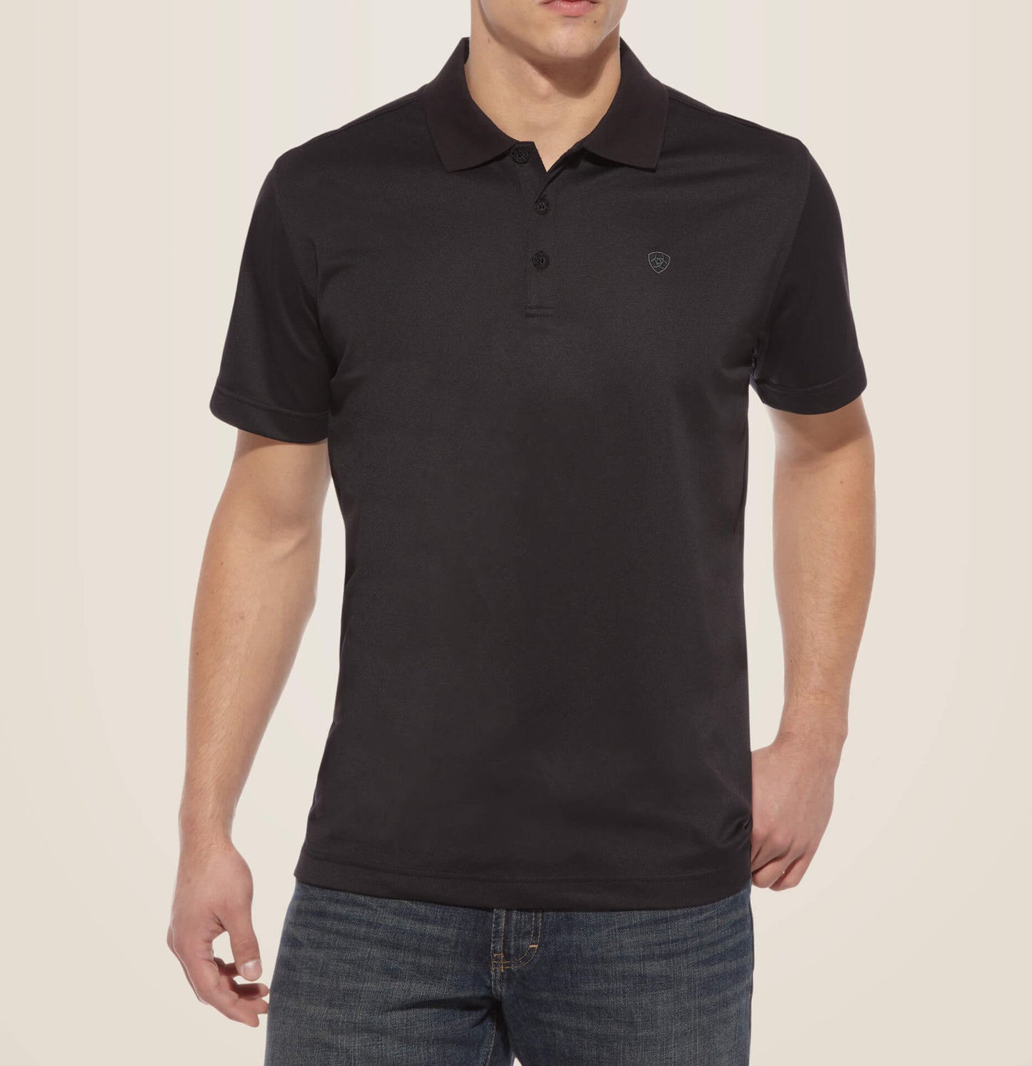 Ariat Black Polo- Tek SS
