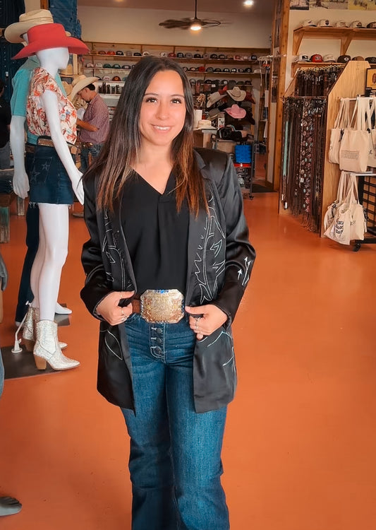 Rock & Roll Women’s Boot Stitch Blazer