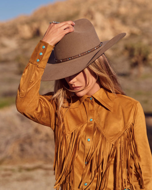 Lainey Wilson X Wrangler Fringe Out Shirt