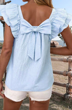 Load image into Gallery viewer, Blue Butterfly Top
