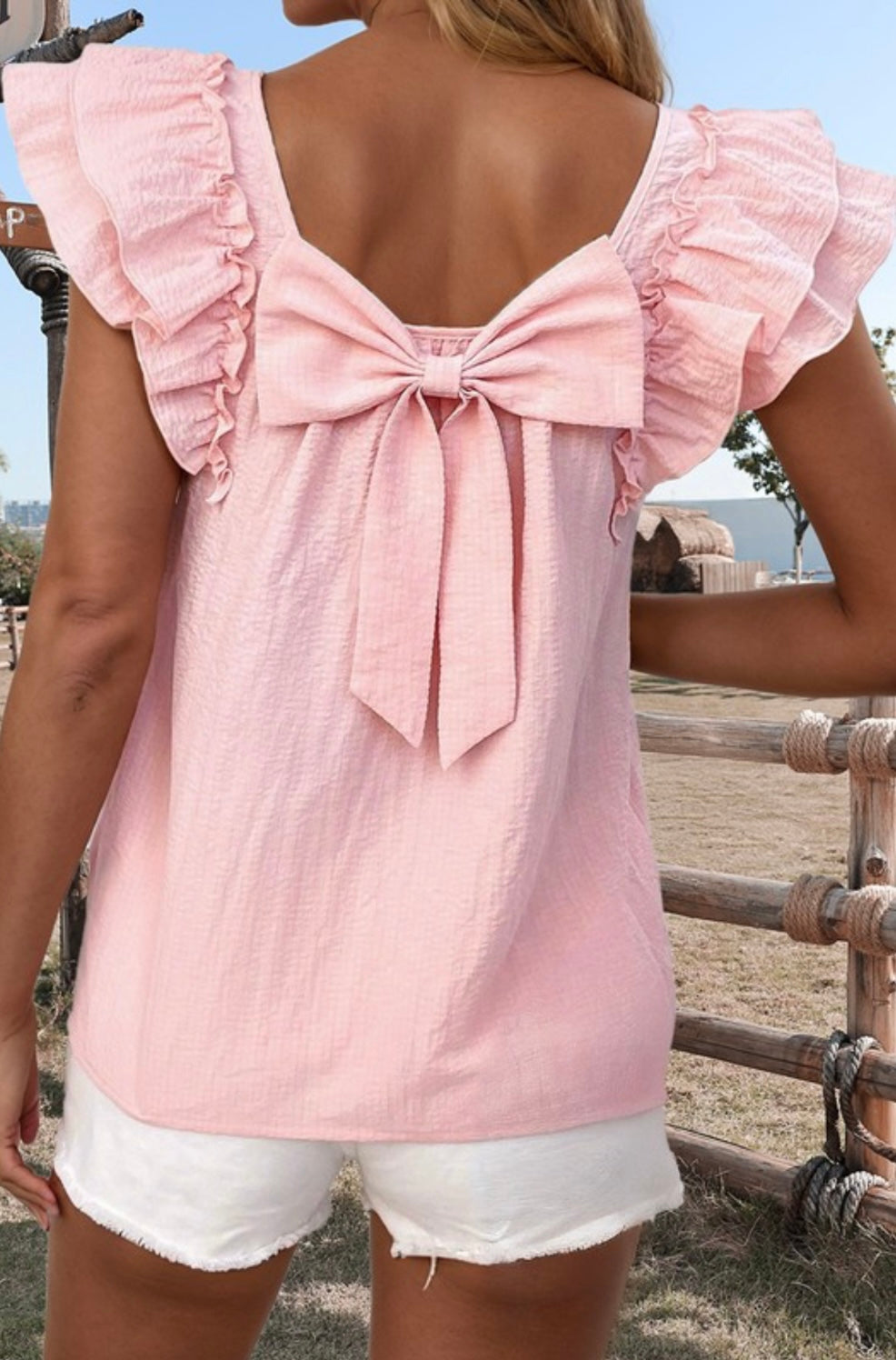 Blush Butterfly Top