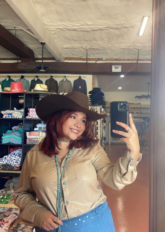 🤠Ariat 3X Chocolate Felt