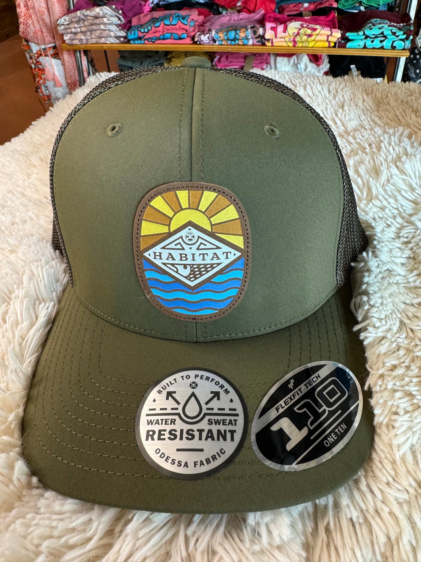 Habitat Olive Hooey Cap