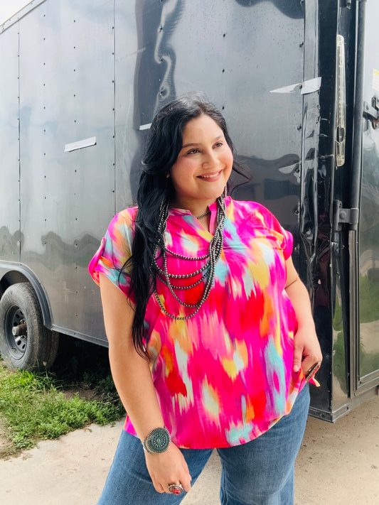 Pink Tie Dye Dear Scarlett